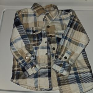 Cozy Plaid Button-Down Shirt for Kids